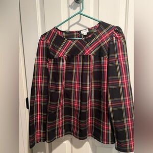 Jcrew plaid shirt, like new